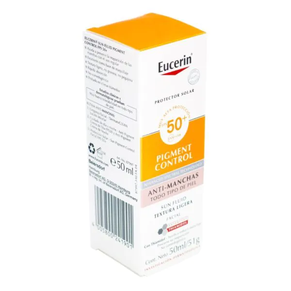 EUCERIN SUN PIGMENT CONT.FPS50+50ML - Imagen 1