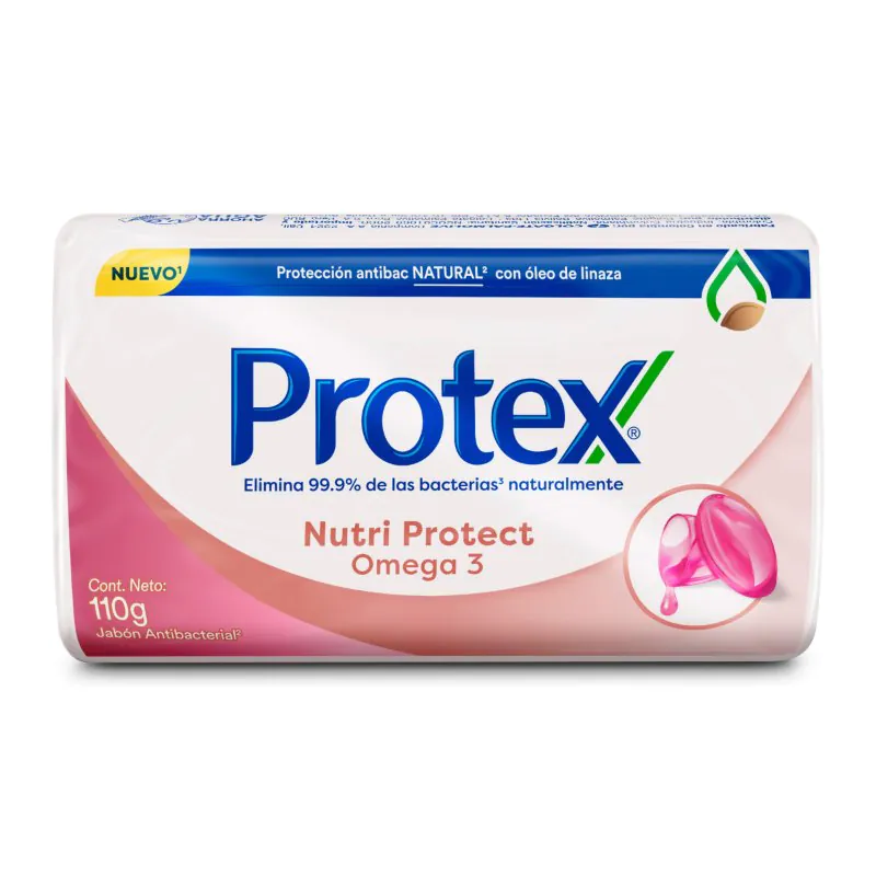 JABON PROTEX OMEGA 3 110 G - Imagen 1