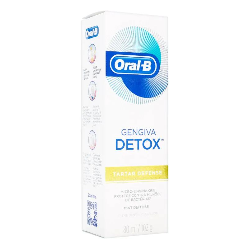 CREMA DENTAL ORAL B ENCIAS DETOX 80 ML - Imagen 1