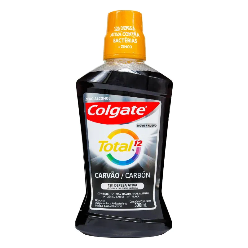 ENJ.COLGATE TOTAL 12 CARBON 500 ML - Imagen 1