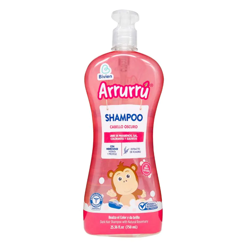 CHAMPU ARRURRU CABELLOS OSCUROS 750ML - Imagen 1