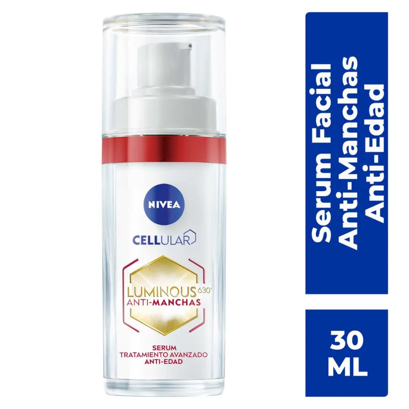 NIVEA LUMINOUS ROJO SERUM ANTIEDA 30 ML - Imagen 1