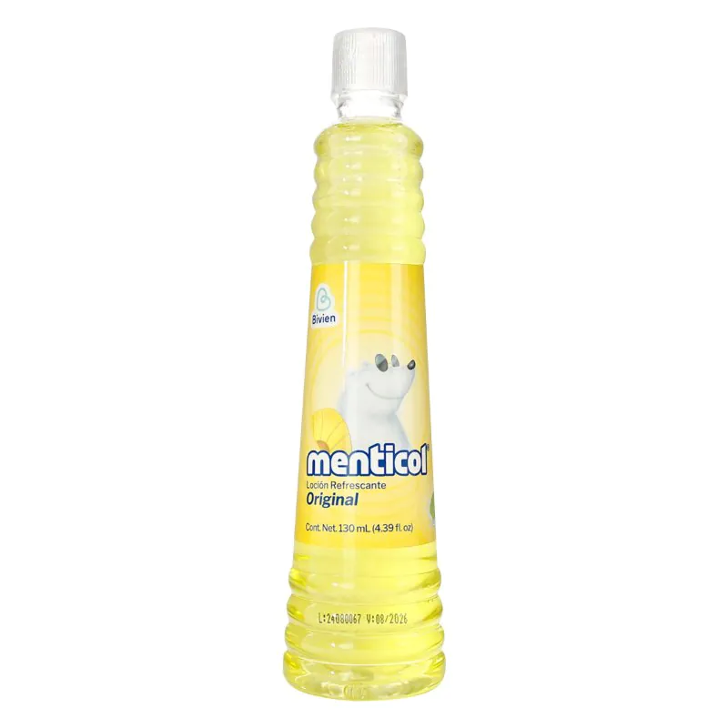 LOC.REFRESC.MENTICOL ORIG.AMARILLO 130ML - Imagen 1