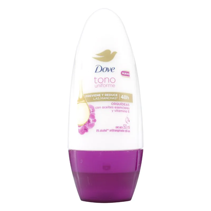 200044769 DTE DOVE ROLL TONO UNIF ORQUIDEAS 50ML M - Imagen 1
