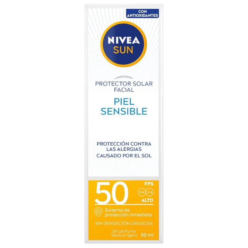 BLOQ NIVEA FACIAL PIEL SENSIB FSP50 50ML - Imagen 1