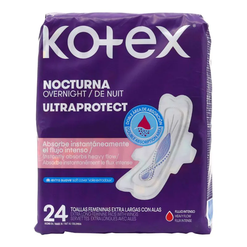 200045033 TOA.KOTEX NOCTURNA ULTRAPRTOTECT 24 UND - Imagen 1