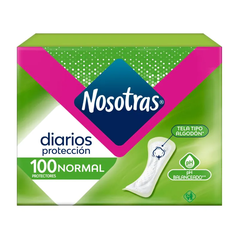 200045047 PROTECTOR NOSOTRAS DIARIOS NORMAL 100UND - Imagen 1