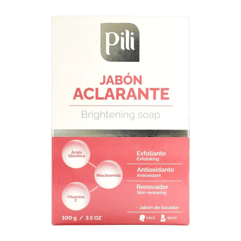 JABON ACLARANTE PILI 100 GRS - Imagen 1