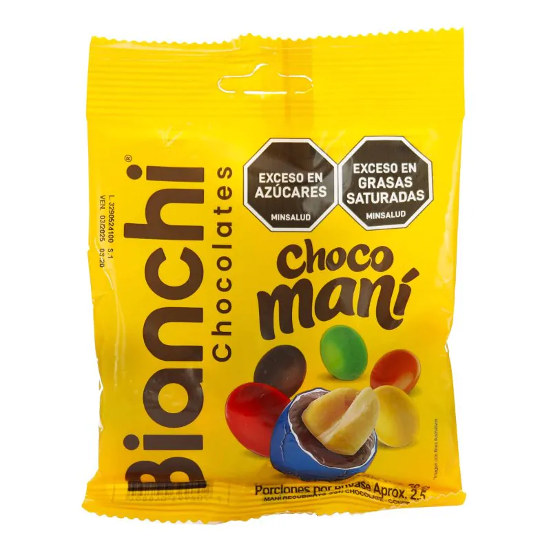 200045258 BIANCHI CHOCOLORES MANI 50 GR - Imagen 1