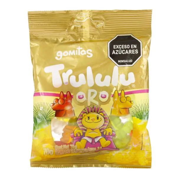 GOMAS TRULULU ORO BOLSA 70 GR - Imagen 1