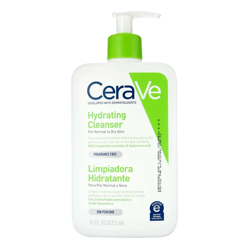 LIMPIADORA HIDRATANTE 473 ML CERAVE - Imagen 1