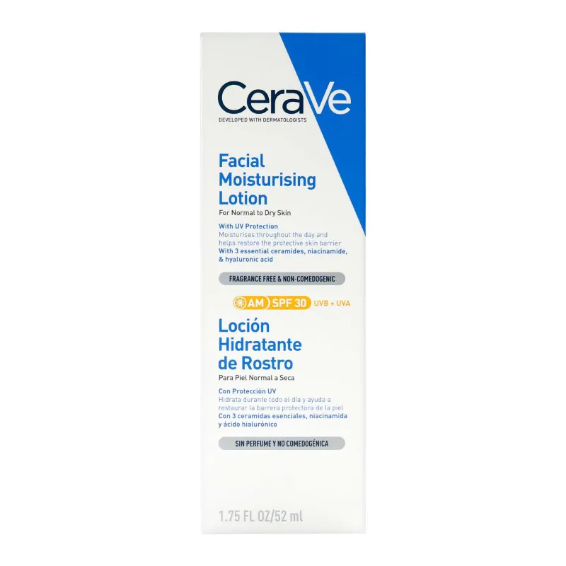 CERAVE LOCION HIDR. SPF30 52ML - Imagen 1