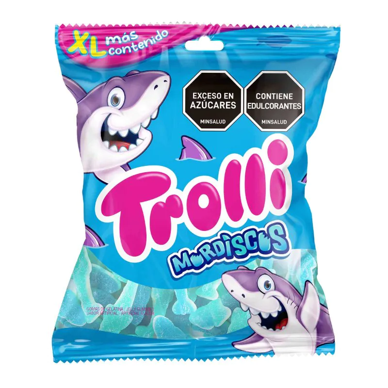 GOMAS TROLLI MORDISCOS 70 GRS - Imagen 1