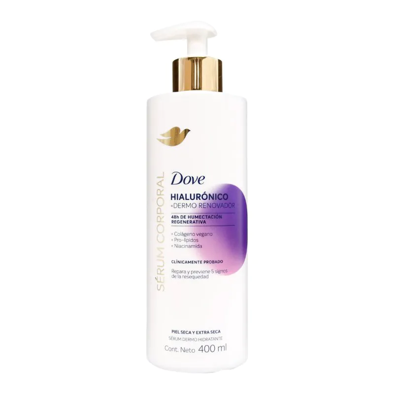 200045888 DOVE SERUM CORPORAL HIALURONICO 400ML - Imagen 1