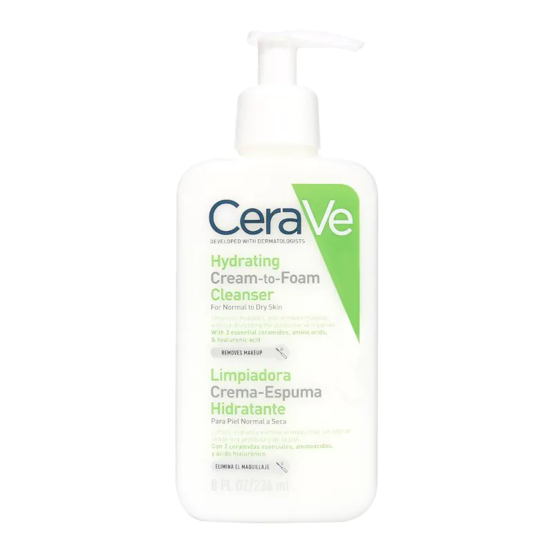 CERAVE LIMPIADORA CREMA-ESPUMA 236ML - Imagen 1