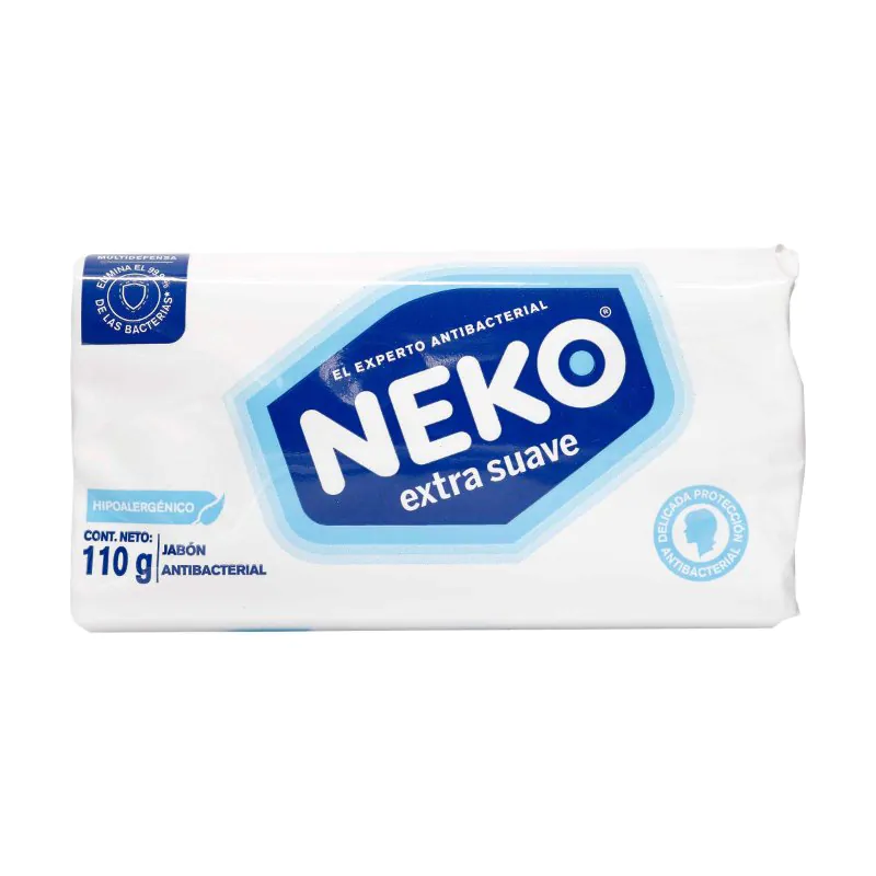 JABON ANTIBACTER NEKO EXTRA SUAVE 110GRS - Imagen 1