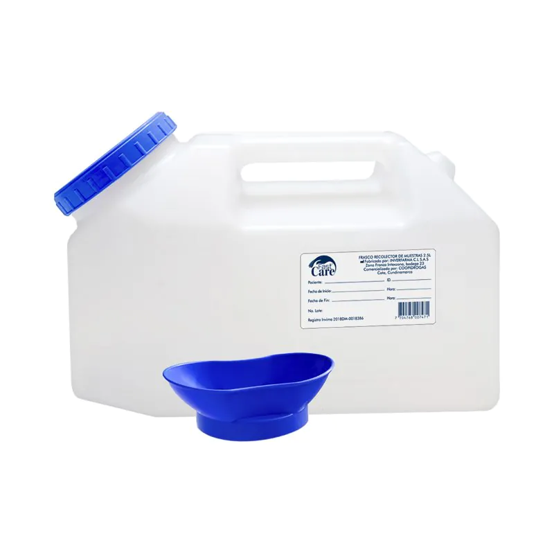 FRASCO DE ORINA FAST CARE 24 HORAS ICOM - Imagen 1