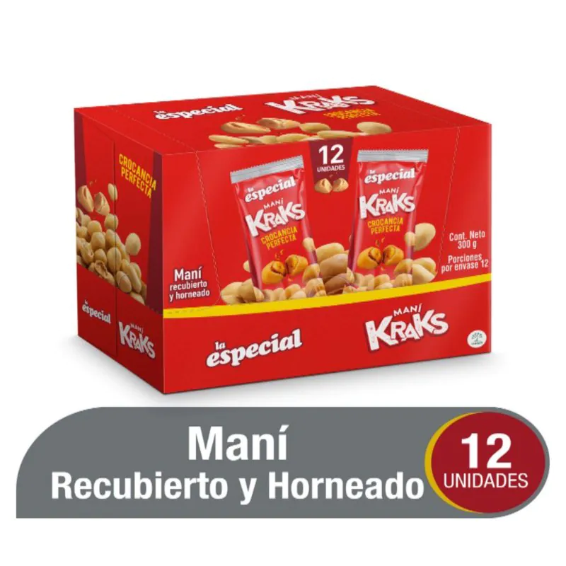 200046686 MANI LA ESPECIAL KRAKS 25GR - Imagen 1