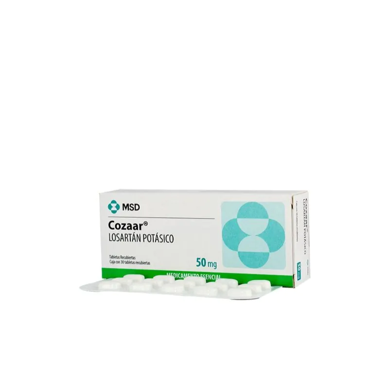 100001567 COZAAR 50 MG 30 TABLETAS - Imagen 1
