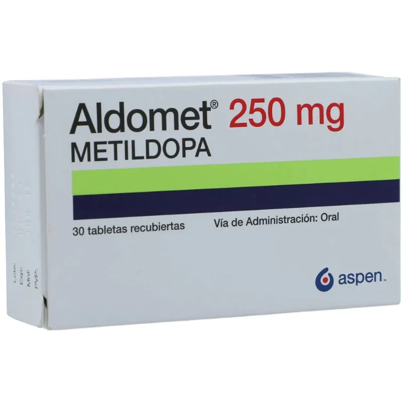 ALDOMET 250 MG 30 TABLETAS - Imagen 1