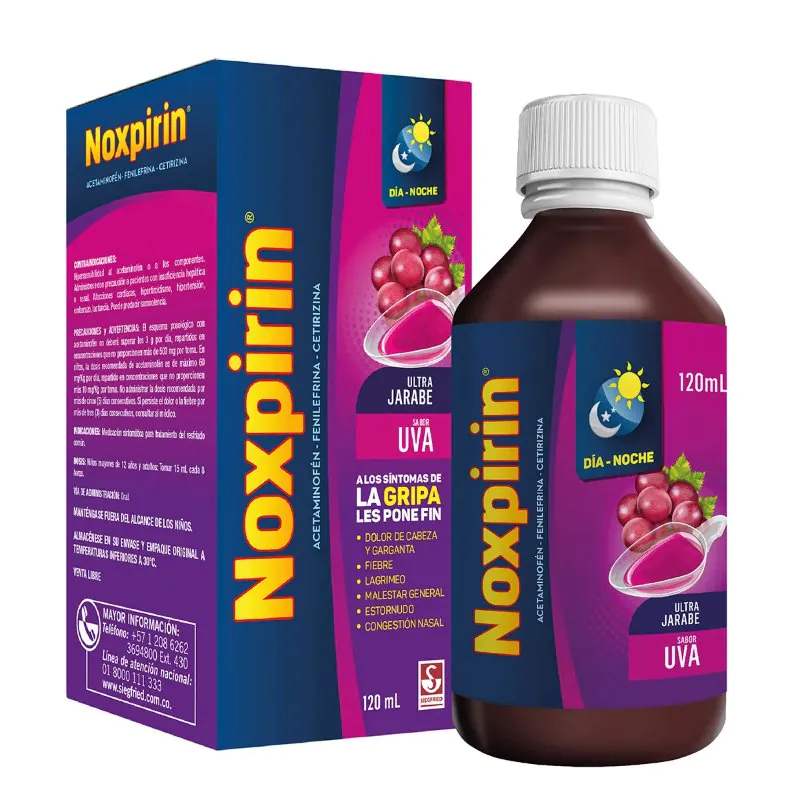 100016741 NOXPIRIN F ADULTOS JBE 120 ML - Imagen 1