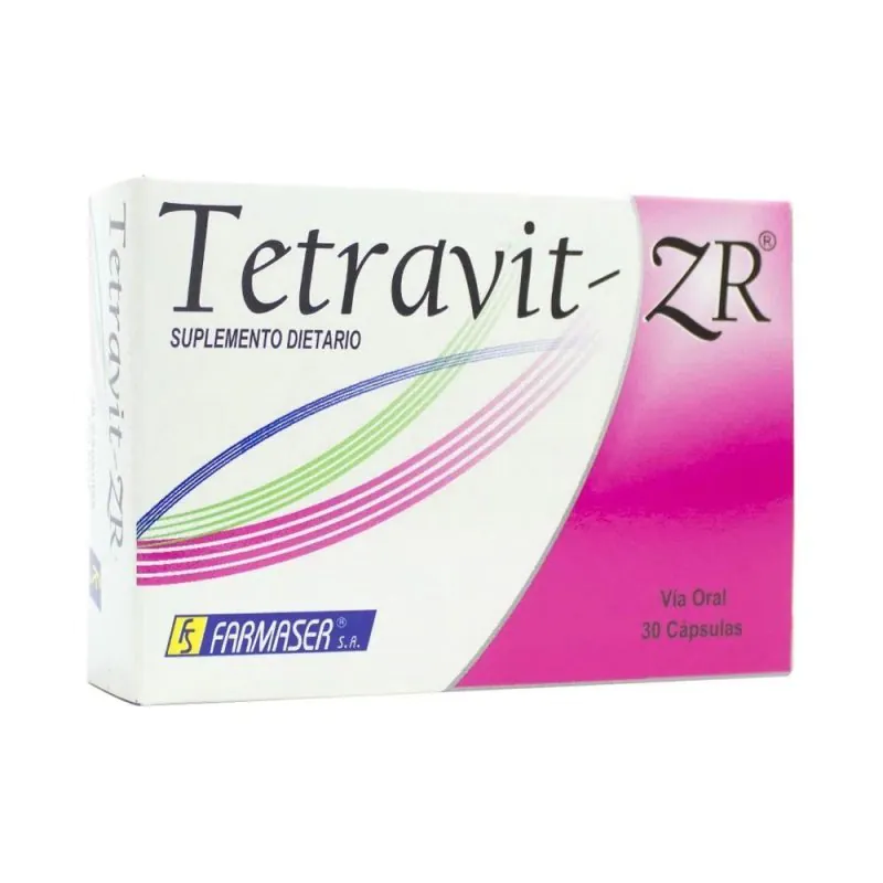 TETRAVIT ZR 30 CAPSULAS FARMASER - Imagen 1