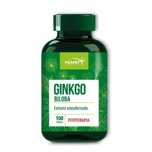 GINKGO BILOBA 60 MG 100 TAB FUNAT - Imagen 1