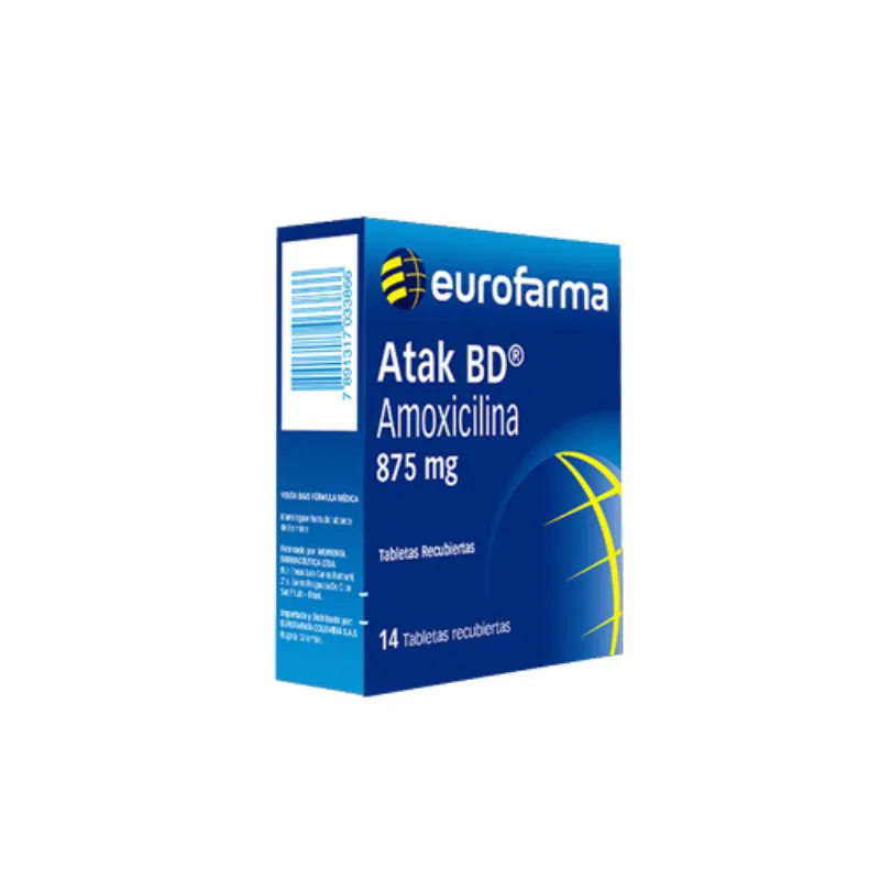 100028517 ATAK BD 875 MG 14 TABS - Imagen 1
