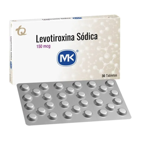 LEVOTIROXINA 150 MG 30 TBS MK - Imagen 1