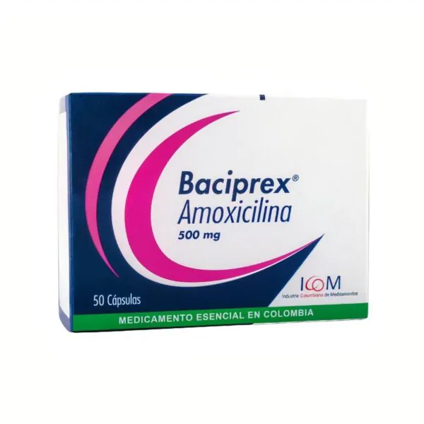 AMOXICILINA BACTROLESS 500 MG - Imagen 1