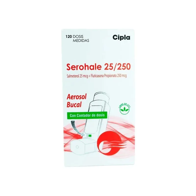 SEROHALE 25/250MCG INH.120DOSIS - Imagen 1