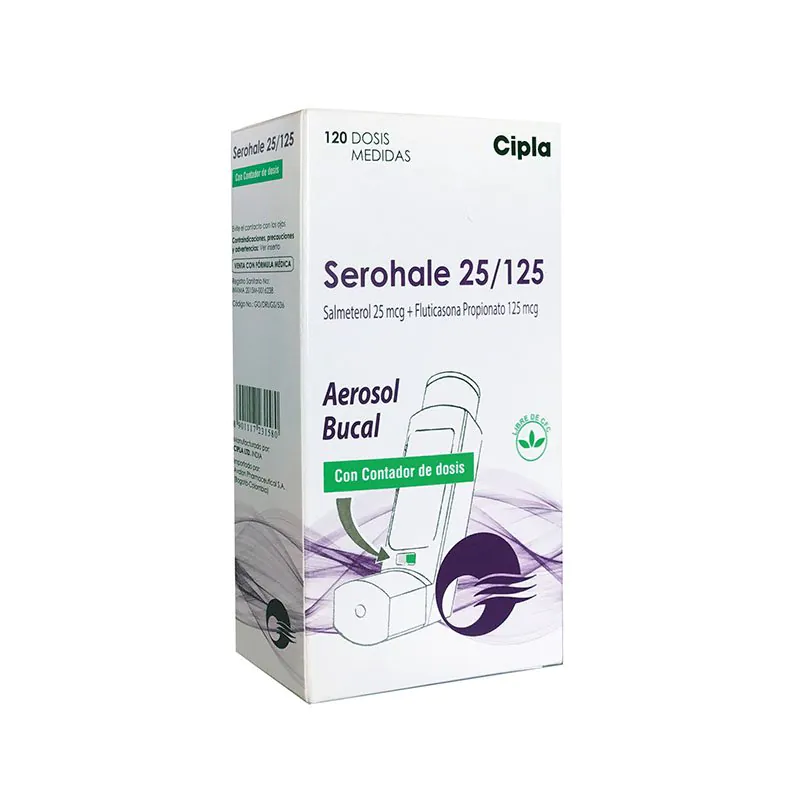 SEROHALE 25/125MCG INH.120DOSIS - Imagen 1