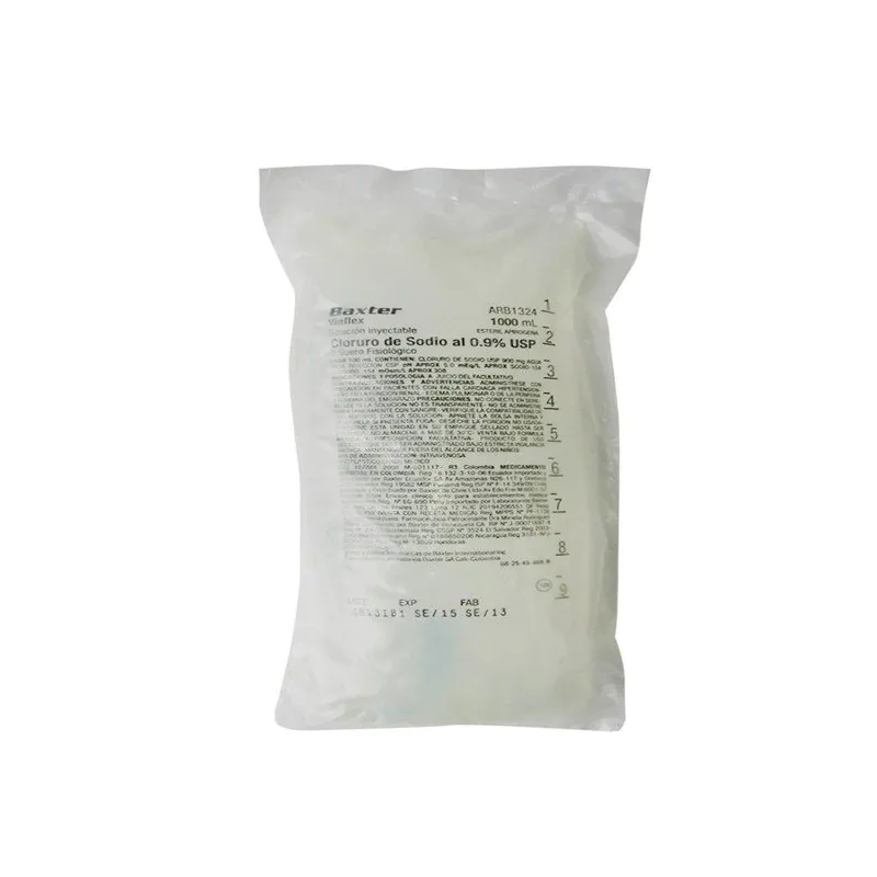 SUERO FISIOLOGICO CLO.SOD.1000 ML RB1324 - Imagen 1
