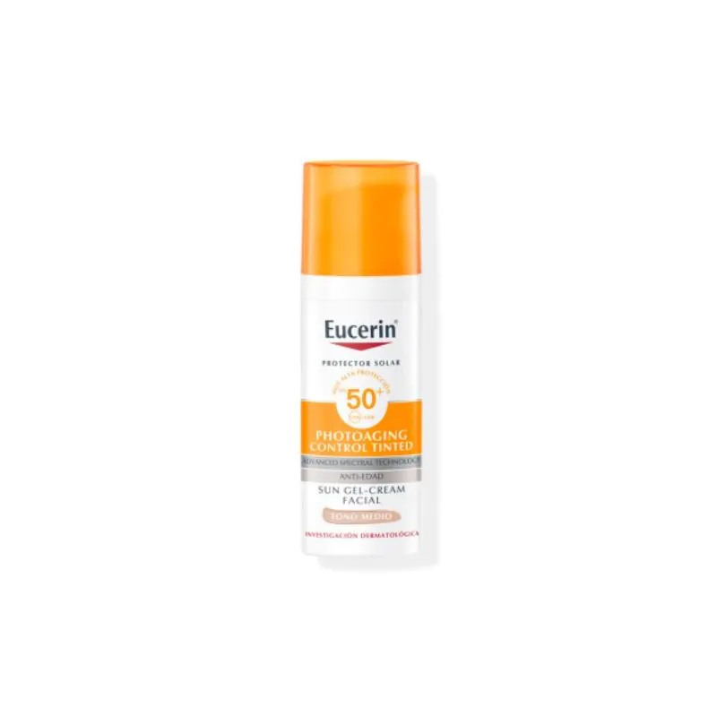 200043434 EUCERIN SOLAR FPS50 TONO MEDIO 50ML - Imagen 1