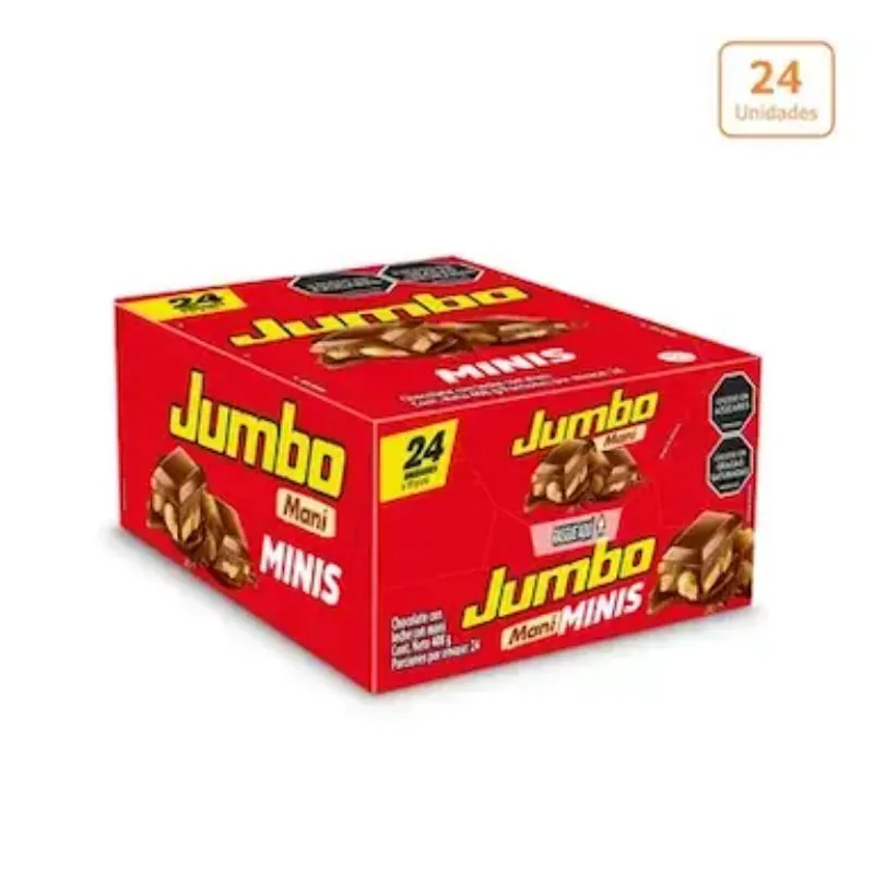 CHOCOLATINA JUMBO MANI 17 GR - Imagen 1