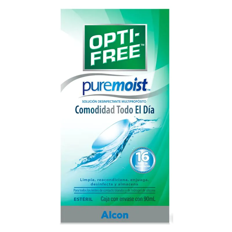 200044756 OPTIFREE PUREMOIST MULTIPROPOSITO 90 ML - Imagen 1