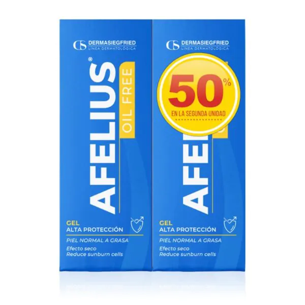 AFELIUS OIL FREE X 2 UND AHO 50% 120ML - Imagen 1