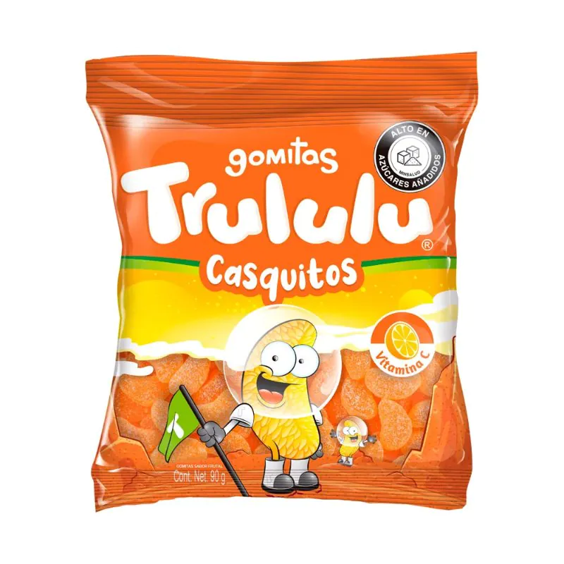 GOMAS TRULULU CASQUITOS BOLSA 70 GR - Imagen 1