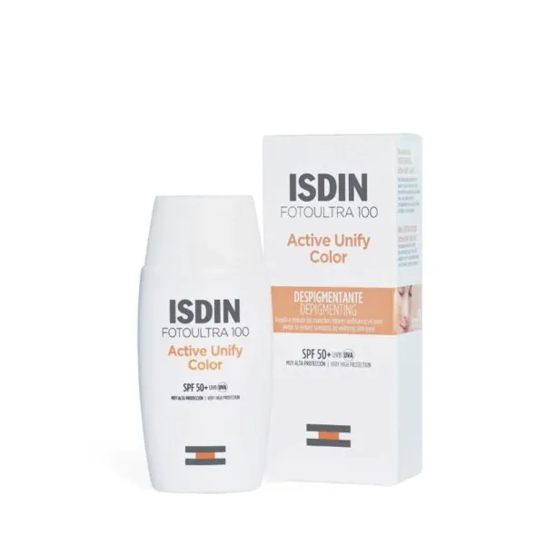 PROT SOLAR ISDIN ACTIVE UNIFY COLOR SPF 50 + X 50 ML - Imagen 1