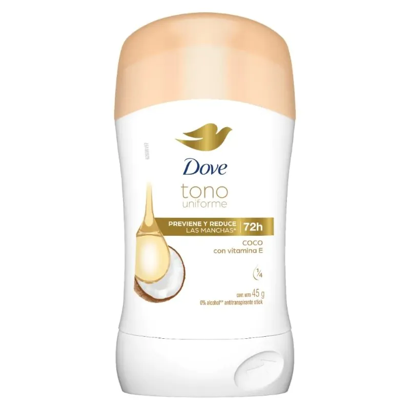 DTE.DOVE BARRA COCO VITAMINA E 45 GR - Imagen 1