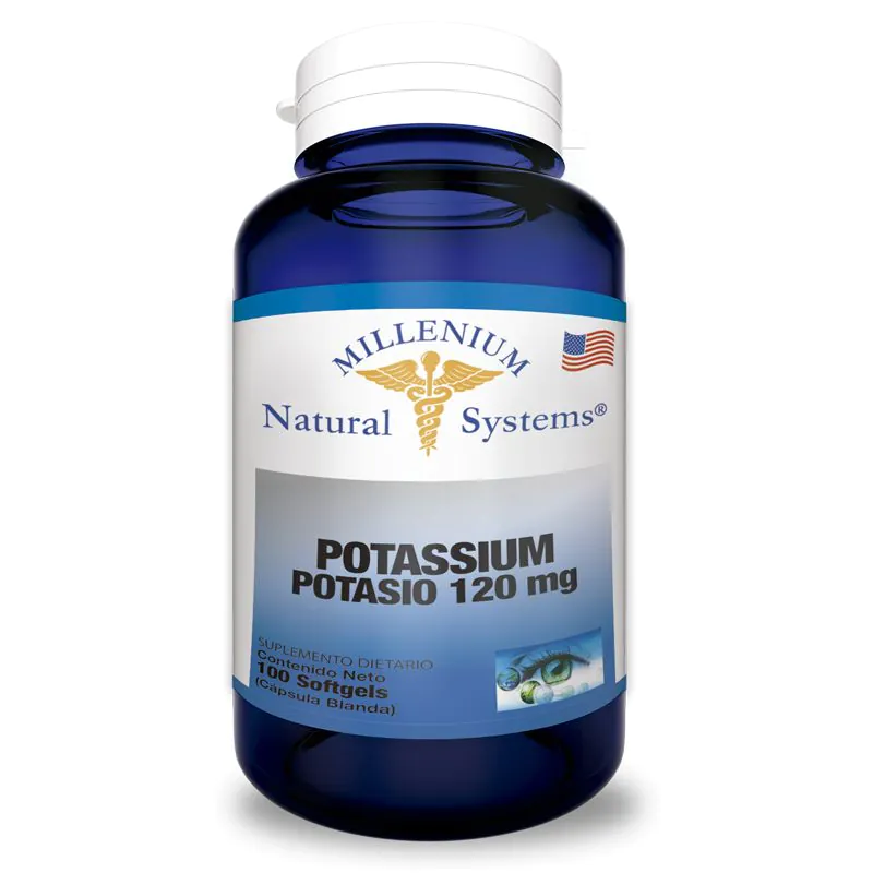200079 POTASSIUM 120 MG X 100 SOFTGEL SYSTEM - Imagen 1