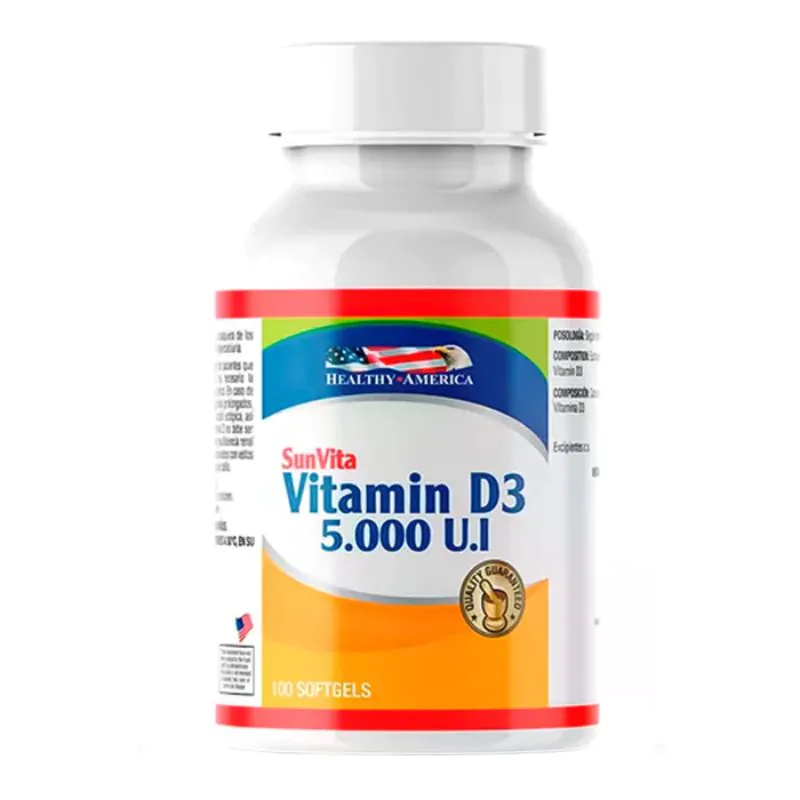 200092 VITAMINA D3 5000 UI X 100 SOFT HEALTHY - Imagen 1