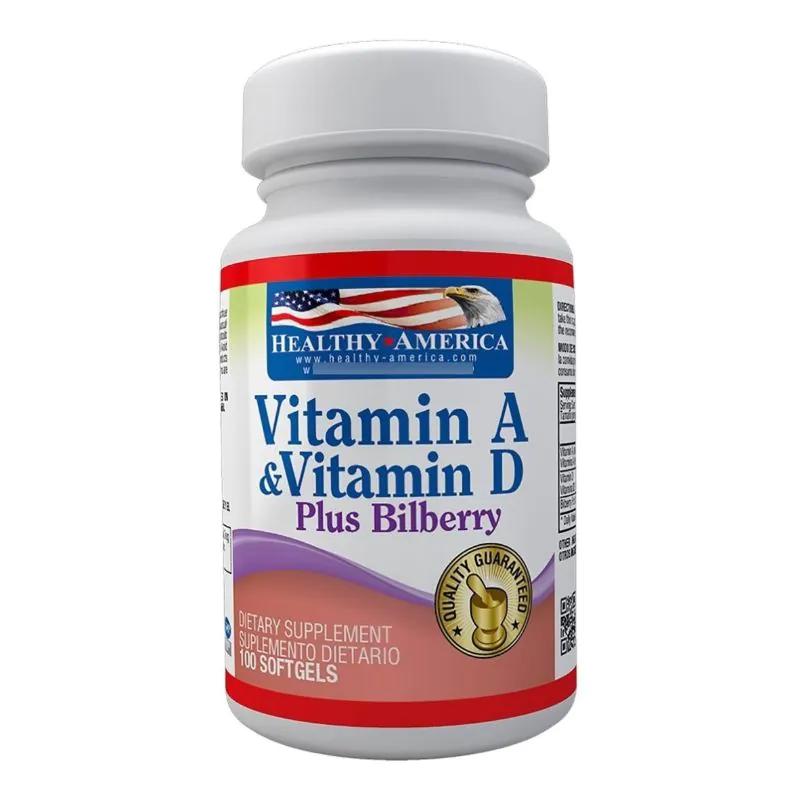 VITAMIN A Y D 100 SOFTGELS HEALTHY IVA - Imagen 1