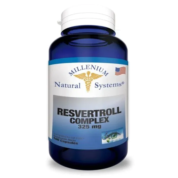 RESVERATROL COMPLEX 325 MG X 100 CAP SYSTEM - Imagen 1