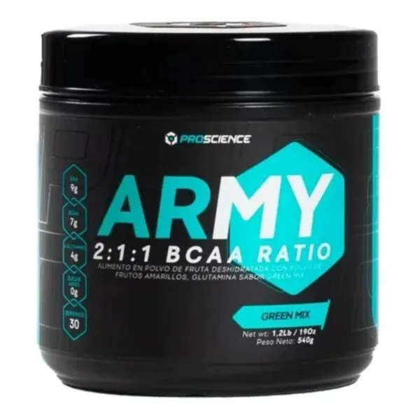 BCAA ARMY 540 GR PROSCIENCE - Imagen 1