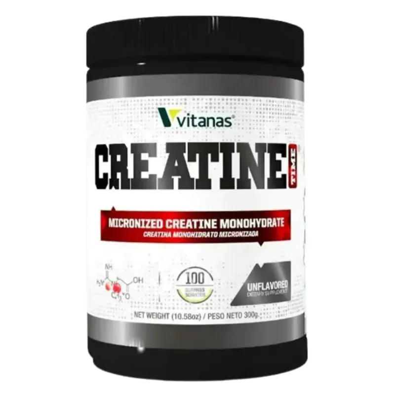 CREATINA MONOHIDRA VITANAS 300 MG X 300 GR 100 SERV - Imagen 1