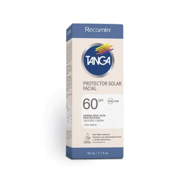 BLOQ.FACIAL TANGA SPF 60 50 ML - Imagen 1