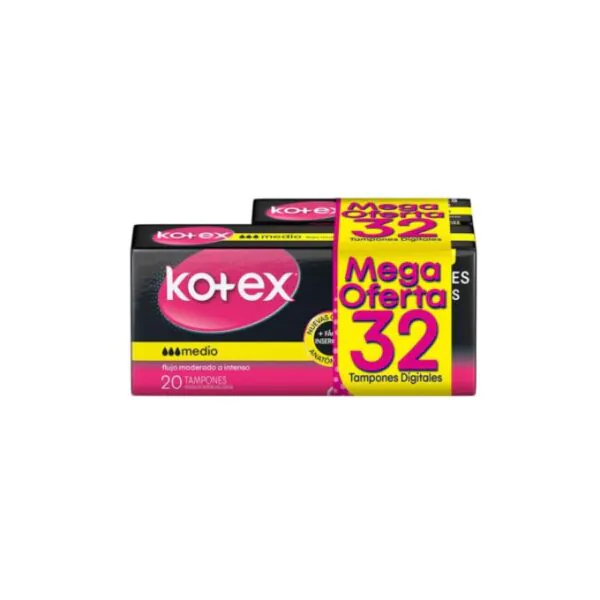 TAM.KOTEX EV.DIGITAL MEDIO 20 UND+12 - Imagen 1