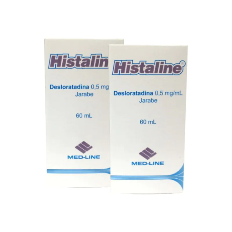 DESLORATADINA HISTALINE JARABE  60 ML MEDLINE - Imagen 1