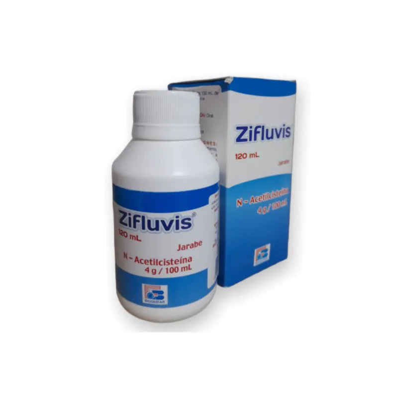 N-ACETILCISTEINA ZIFLUVIS 4 % X 100 ML BIOQ PCV - Imagen 1